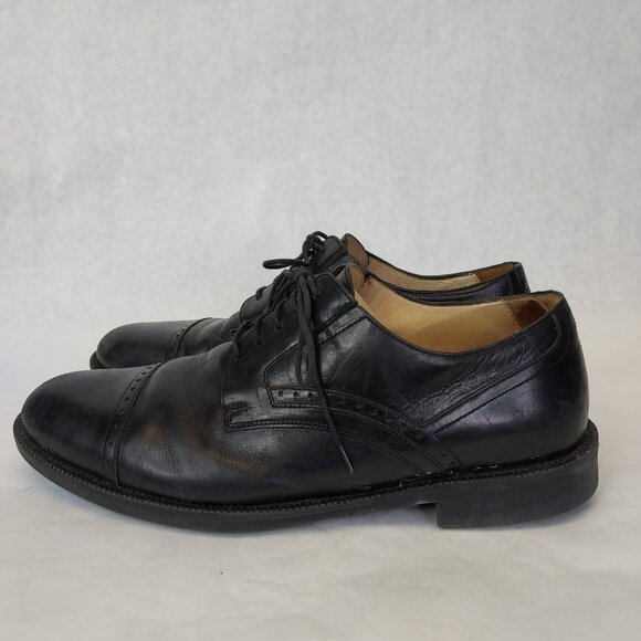 Johnston Murphy Cap-Toe Oxford Shoe Men's 8.5 Signature Series Leather Sheepskin - Picture 8 of 15